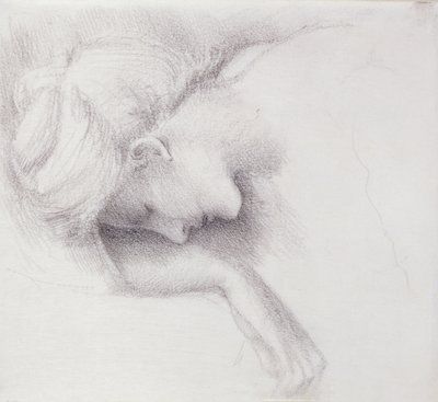 The Garden Court - study for the Briar Rose series by Edward Burne Jones